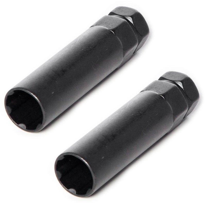 Circuit Performance Large Black 6 Point Spline Truck SUV Tool Key (2 TOOLS) - Image 1